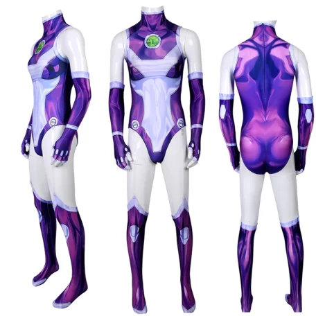 Teen Titans Starfire Koriand'r Cosplay Costume