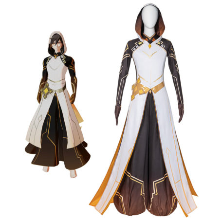 Genshin Impact Zhongli Archon Outfit Cosplay Costume