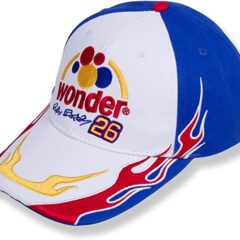 Ricky Bobby Cap Wonder Bread Talladega Nights Racer Hat White and Blue