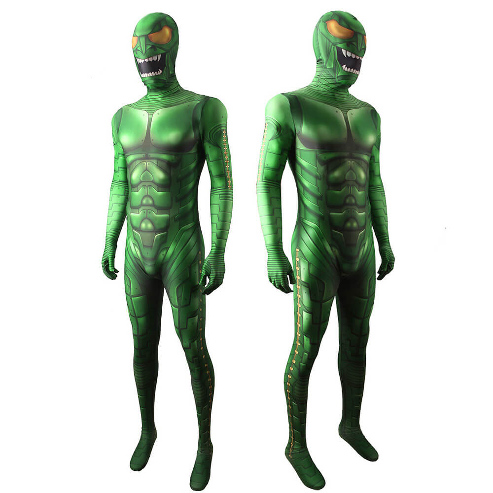 Green Goblin Costume with Detachable Mask Spider-Man No Way Home Cosplay